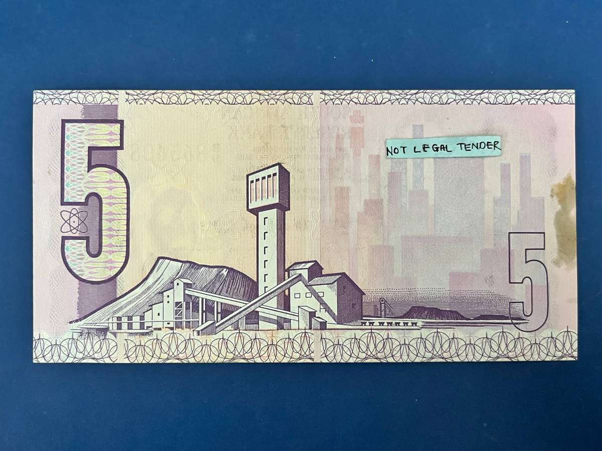 TW de Jongh  R5 Banknote
