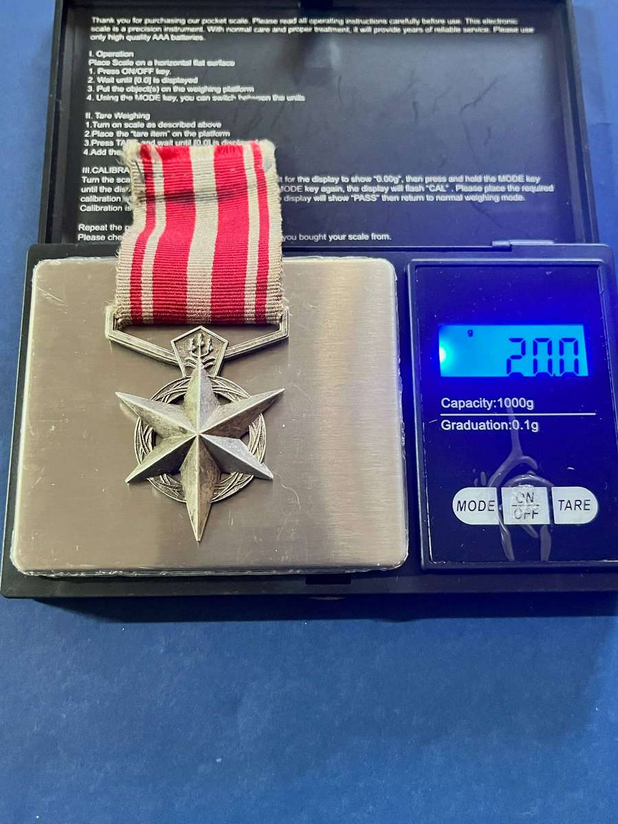  SAPS Combatting Terrorism Silver Medal to Constable H.P. Claassen