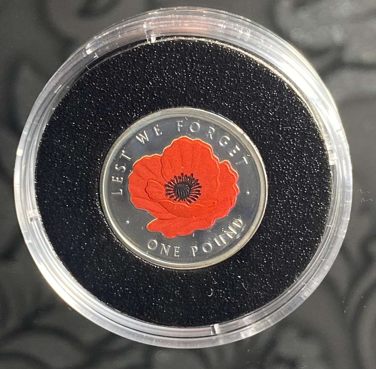 Remembrance Day  1 Pound Solid Silver Proof Coin (Tristan da Cunha)