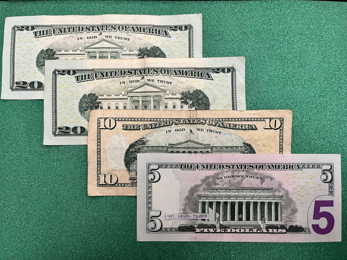  United States Dollar Banknote Mixed Denomination Set of 4