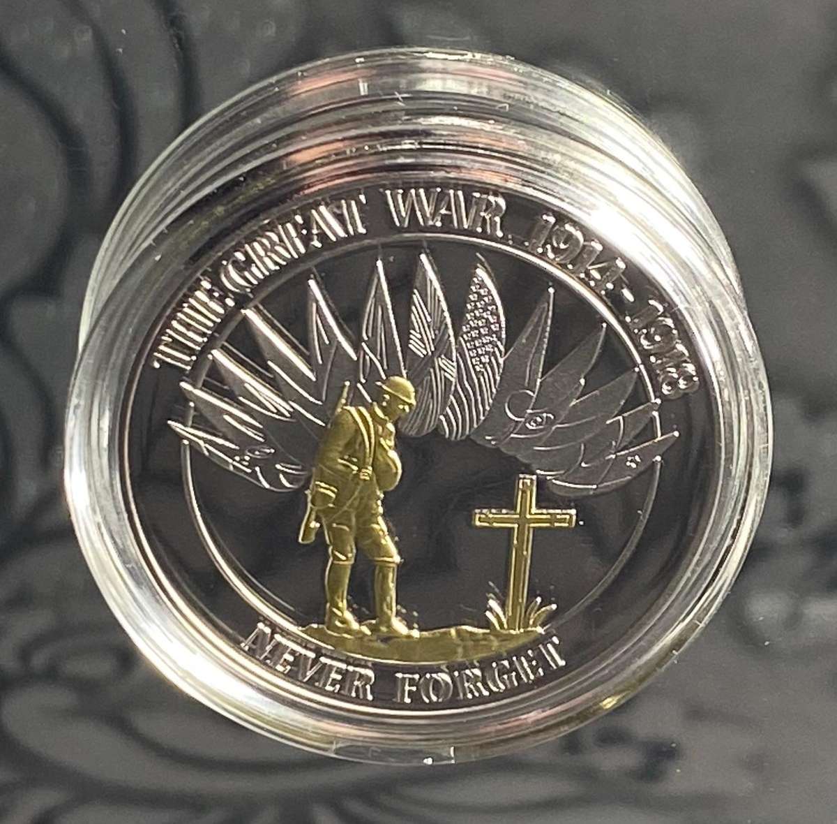 First World War Centenary  Christmas 1914 Commemorative Coin