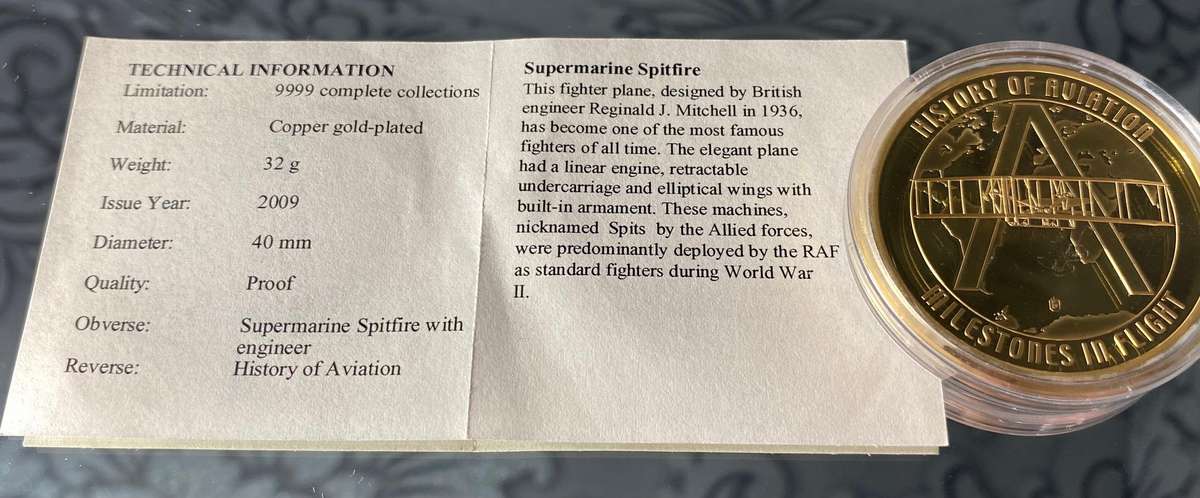 History of Aviation  2009 Proof Coin