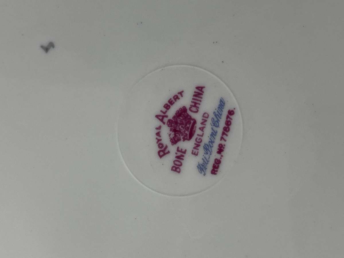 Royal Albert Bone China Petit Point Serving Plate | England (27 cm)