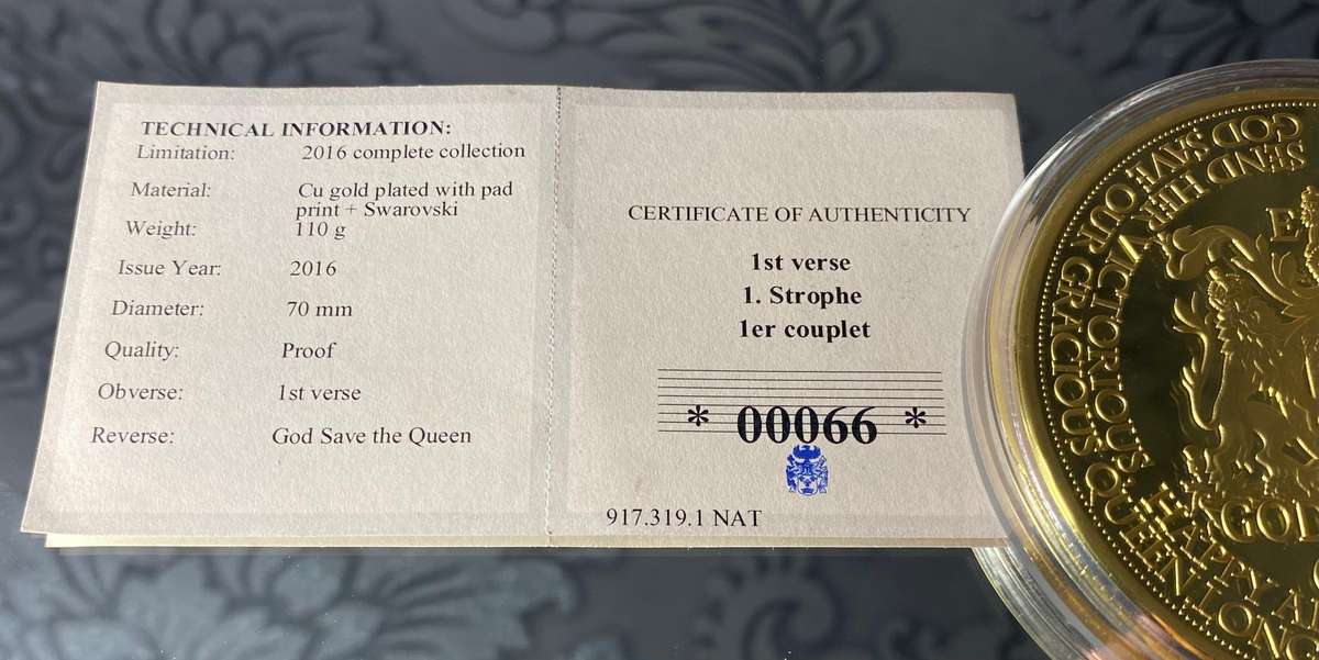 God Save the Queen  2016 Complete Collectors Coin