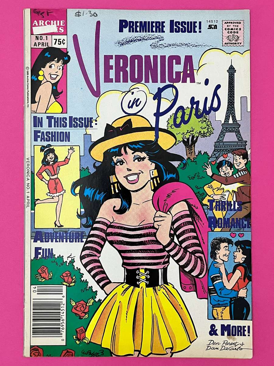  Veronica in Paris #1 Premiere Issue April 1989 Archie Comics
