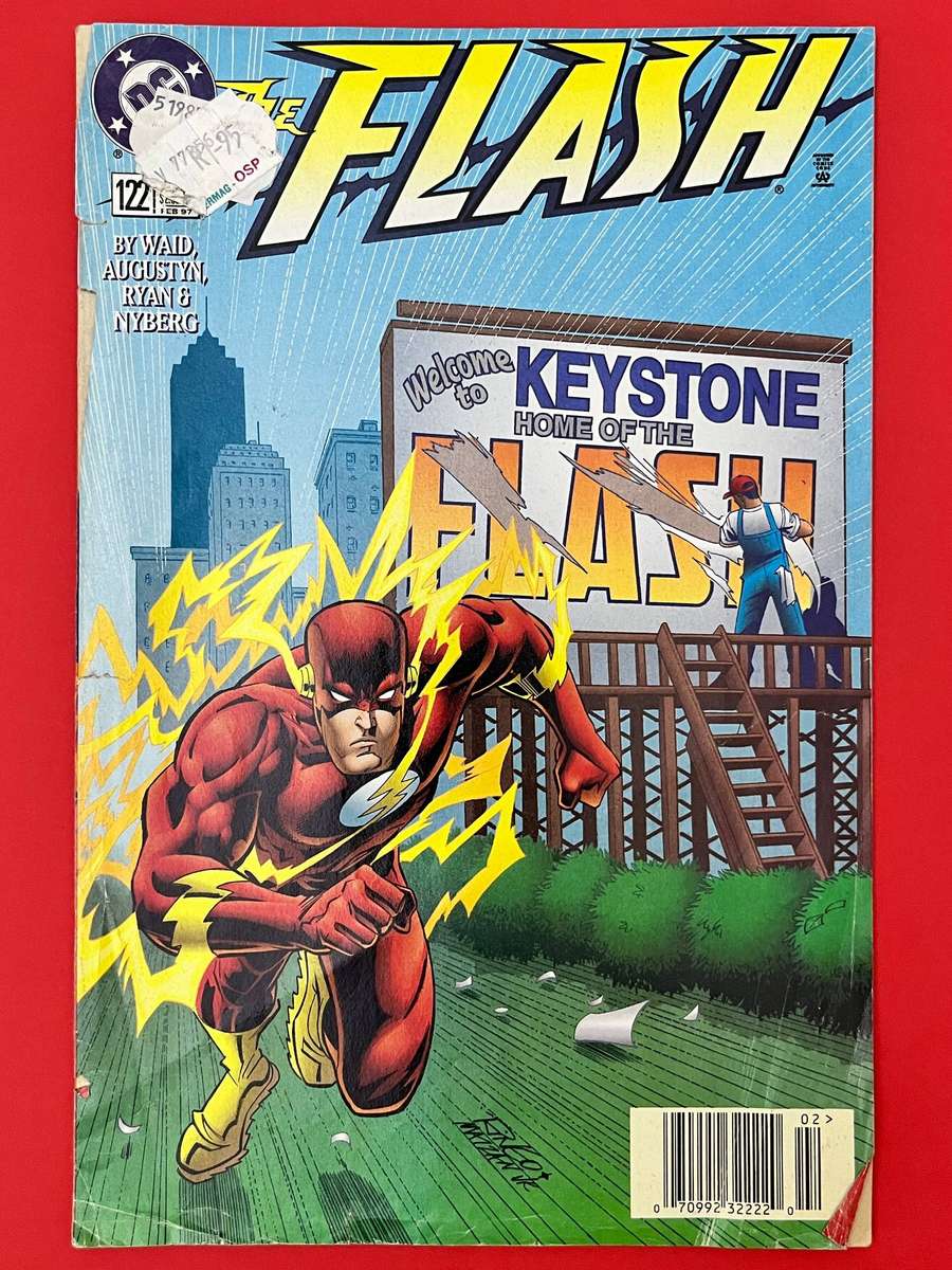  Flash #122 DC Comics Mark Waid February 1997 Reader Copy Loose Cover