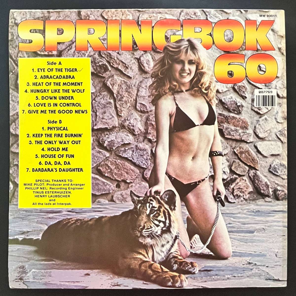 Springbok 60 - Eye of the Tiger | Vinyl LP