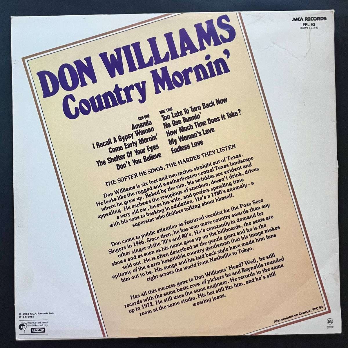 Don Williams - Country Mornin' | Vinyl LP