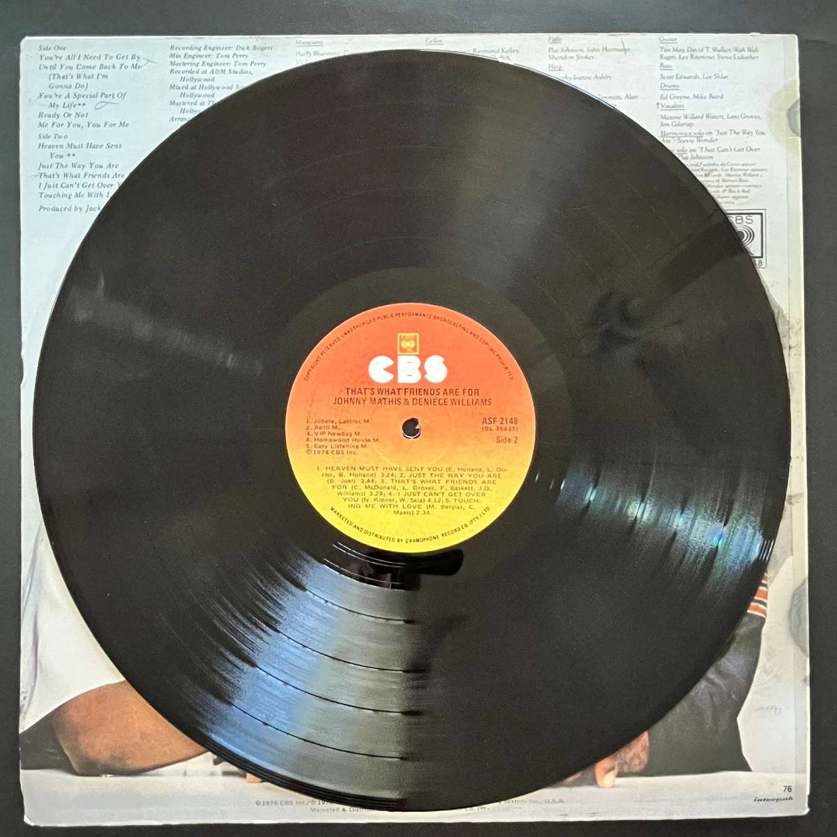 Johnny Mathis & Deniece Williams - That's what Friends are for | Vinyl LP
