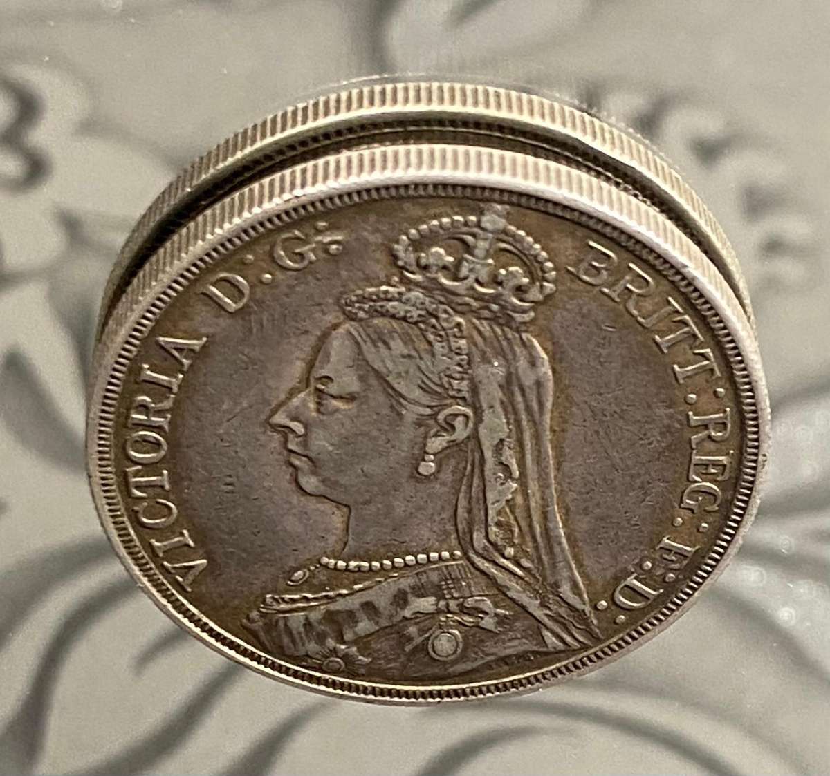 1887 Silver Crown  Great Britain !!R1 Auction!!