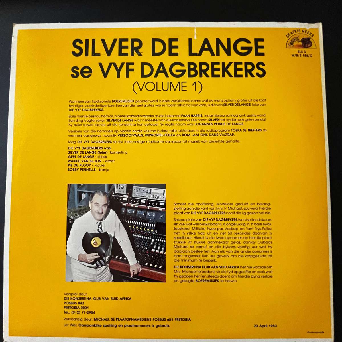 Die Oorspronklike Vier Transvalers / Die Vyf Dagbrekers | Double Vinyl LP Set (2 Records)