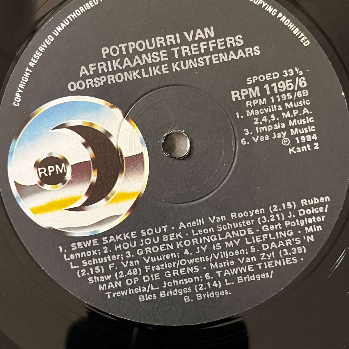 Potpourri van Afrikaanse Treffers | Double Vinyl LP (2 Records)
