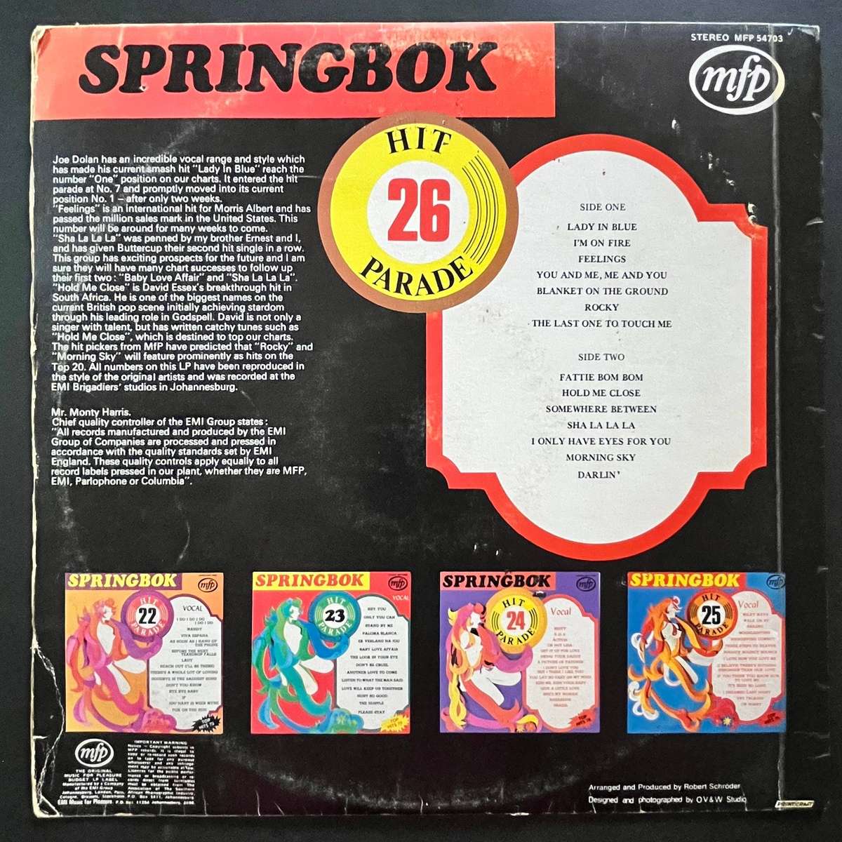 Springbok Hit Parade 26 | Vinyl LP