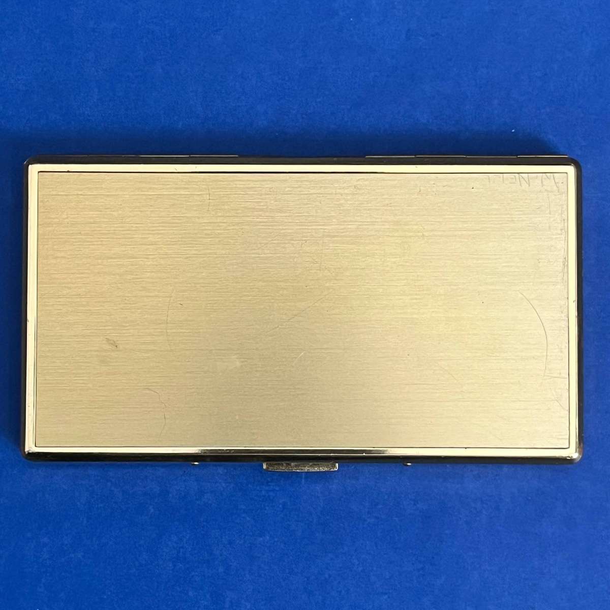  Vintage Gold-Tone Cigarette Case in Original Box  Classic Pocket Collectible