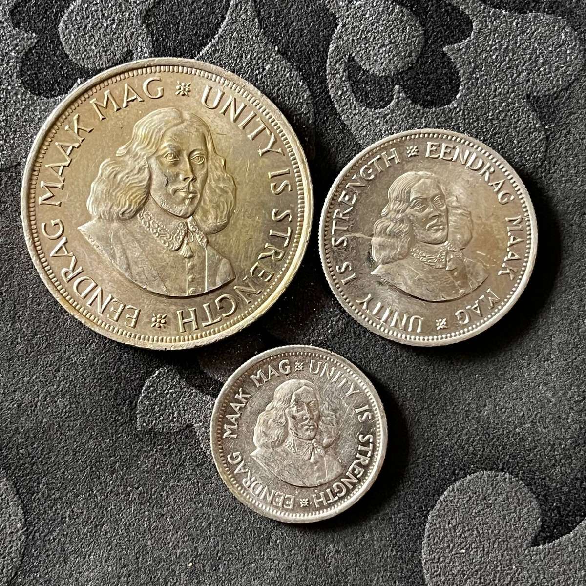  Union of SA  1st Decimal Series Silver Coin Set (10c, 20c & 50c)