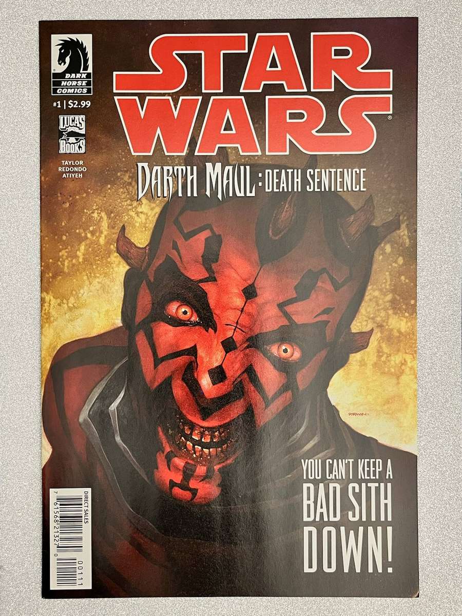  Star Wars Darth Maul: Death Sentence #1 Modern Age Dark Horse First Issue LucasBooks Comics