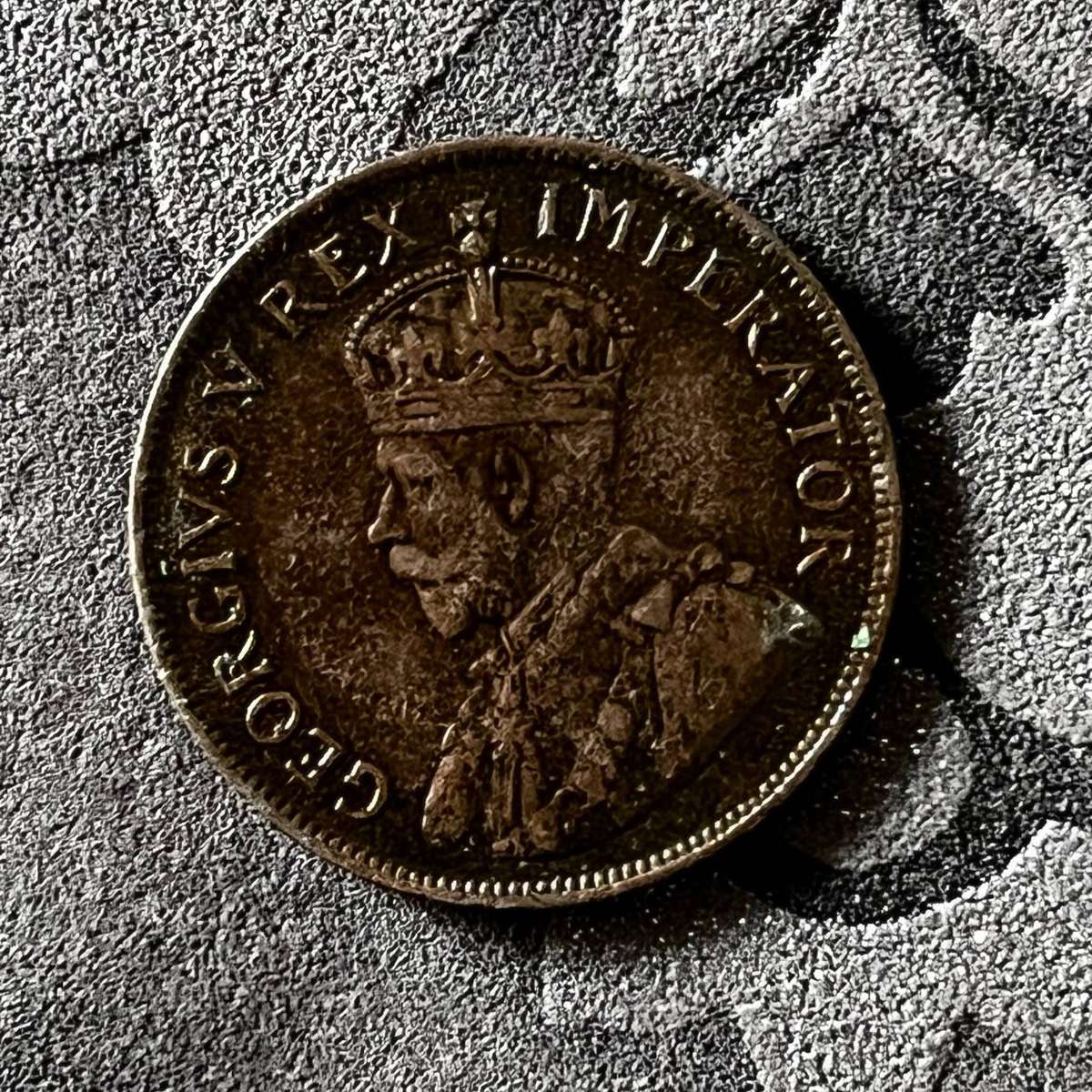 South Africa 1 Penny 1926  George V  Bronze Coin