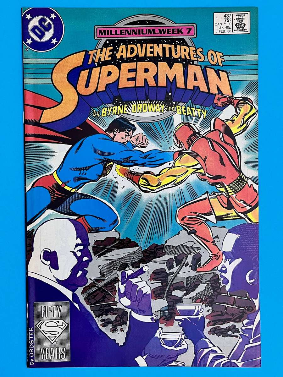 Superman #437 Copper Age Millennium Week 7 Adventures of Superman DC Comics