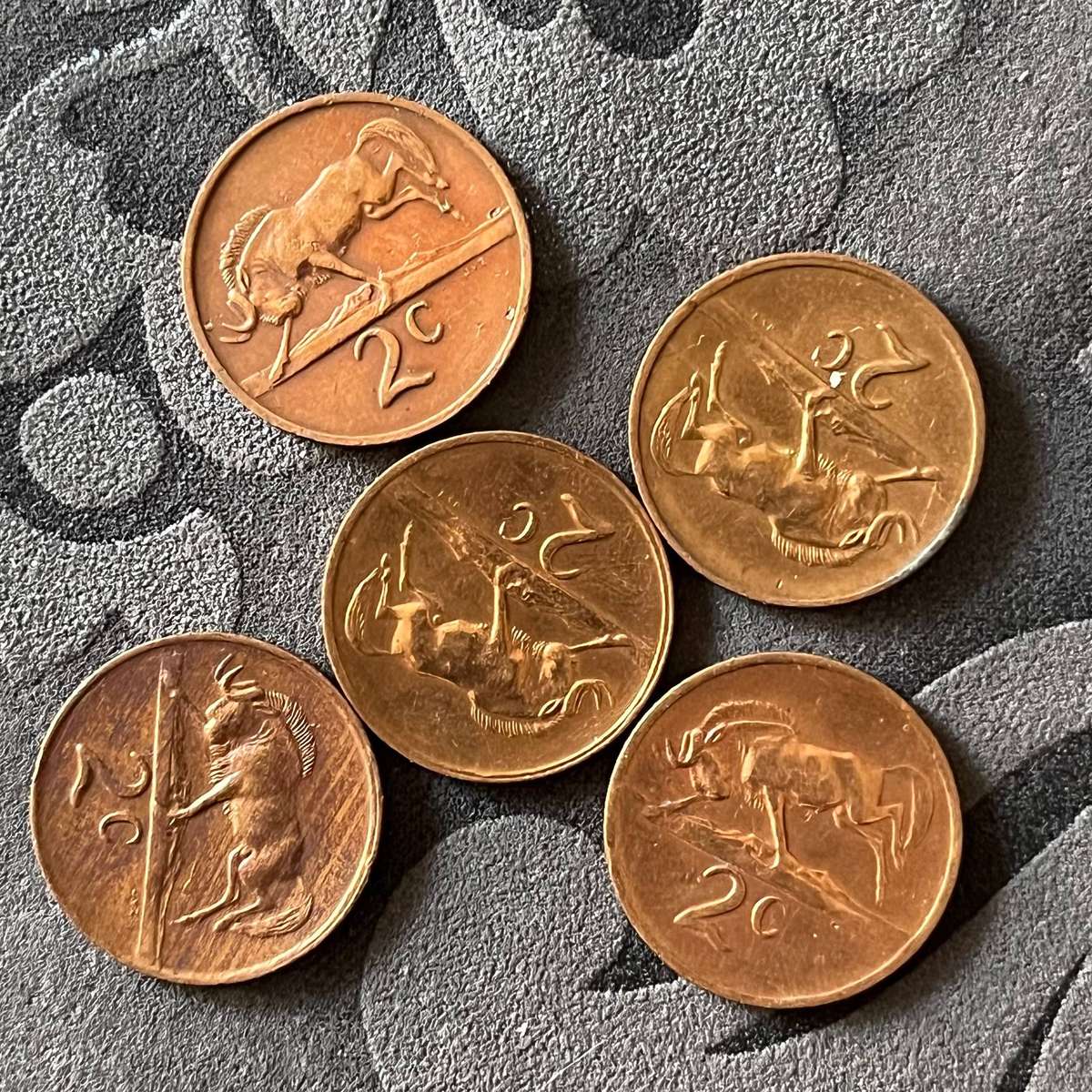  Republic of South Africa  2 Cent Coin Set | Historic Copper Issue