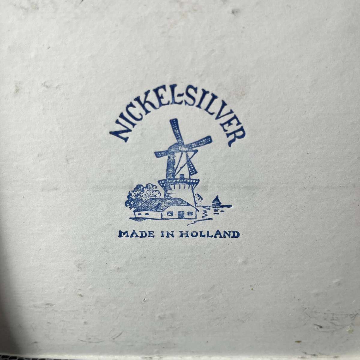  Nickel Silver Dutch Holland Souvenir Cutlery Set 12 Piece