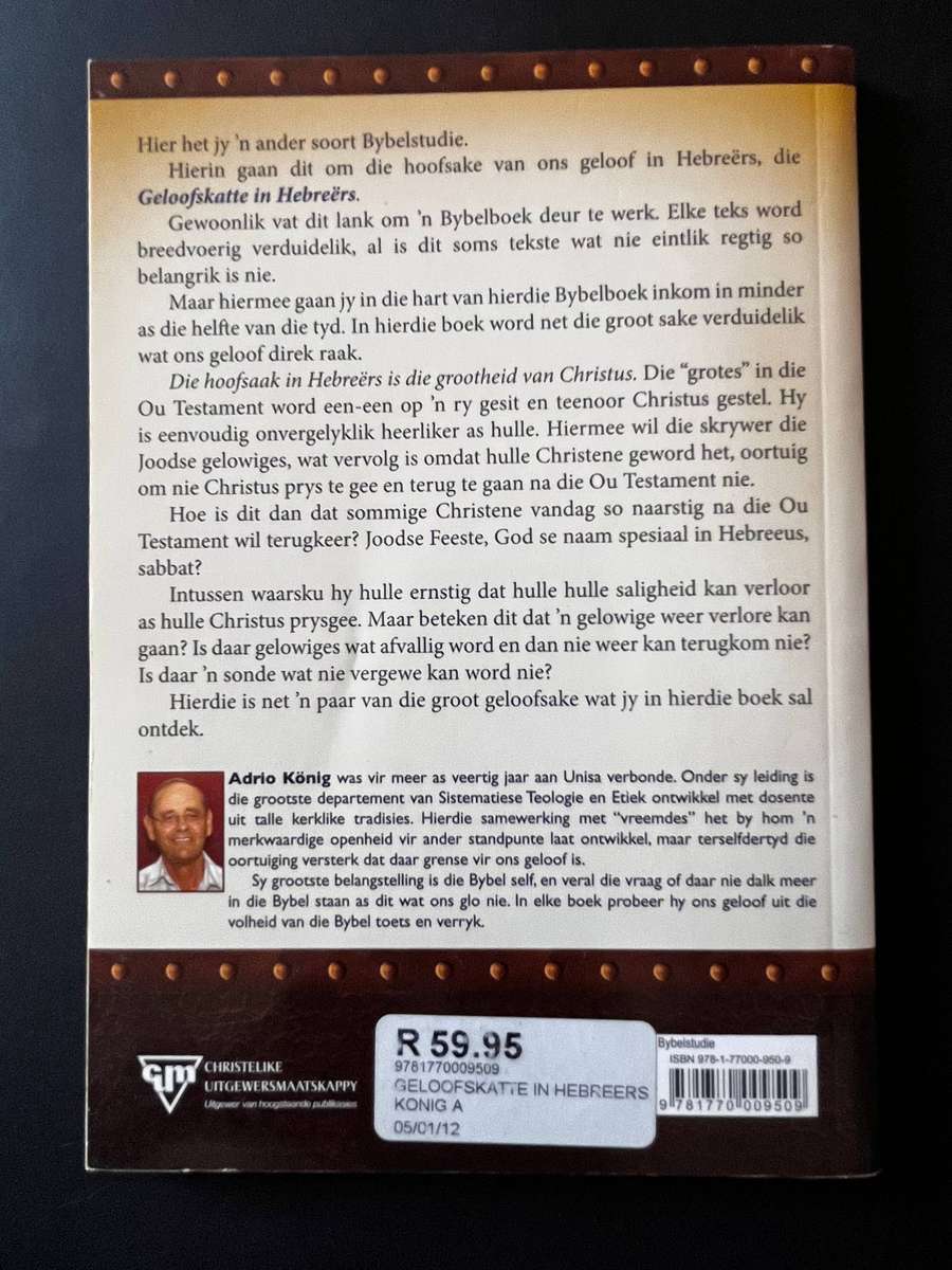  Geloofskatte in Hebreërs | Afrikaanse Bybelstudie Boek