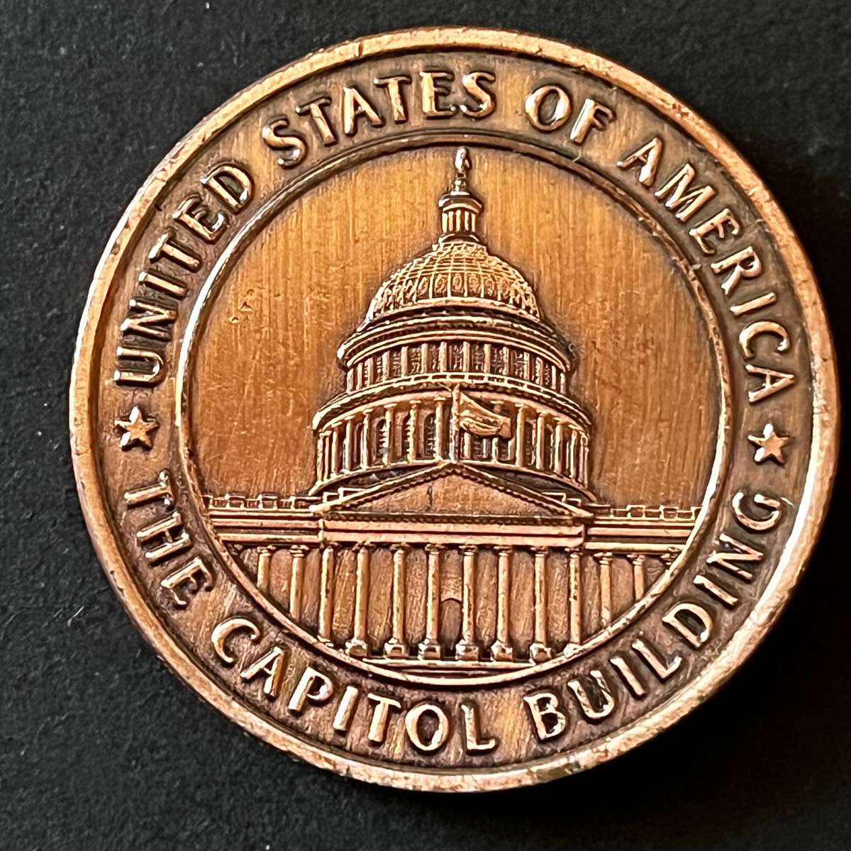Emirates SkyCargo Hello Washington, DC Bronze Commemorative Token