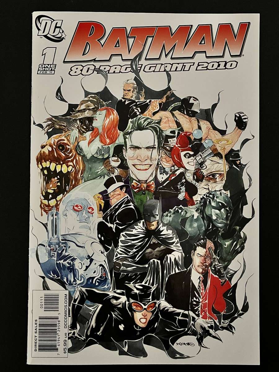  Batman 80-Page Giant 2010 #1 Villains Cover One-Shot 2011 DC Comics