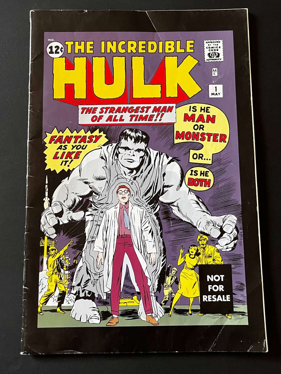 The Incredible Hulk  Classic Cover Reproduction Poster