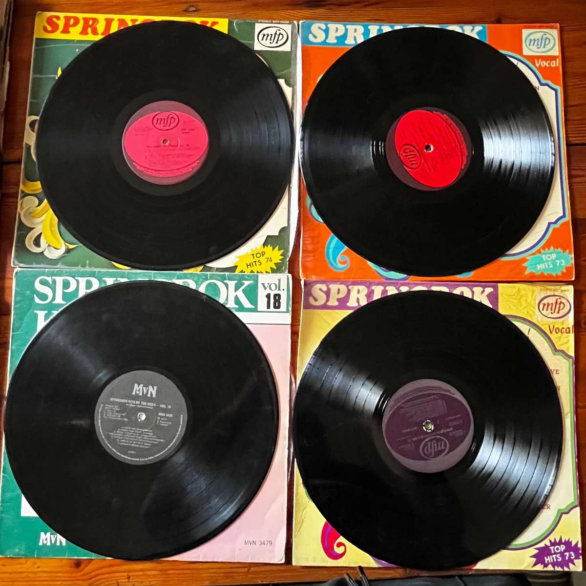 Springbok Hit Parade | Mixed Compilation Vinyl Records | 13× LP Album Lot