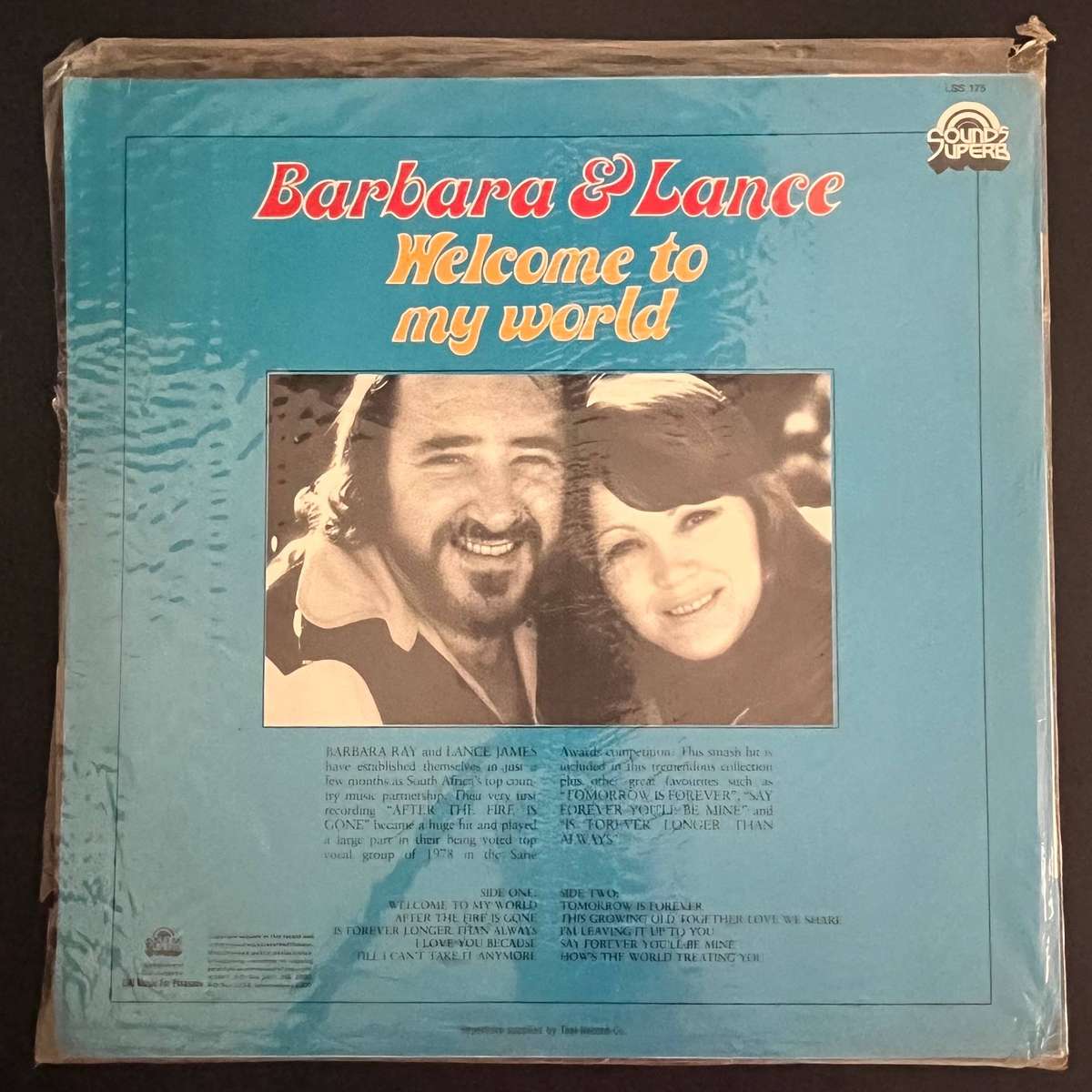 Barbara & Lance - Welcome to my world | Vinyl LP