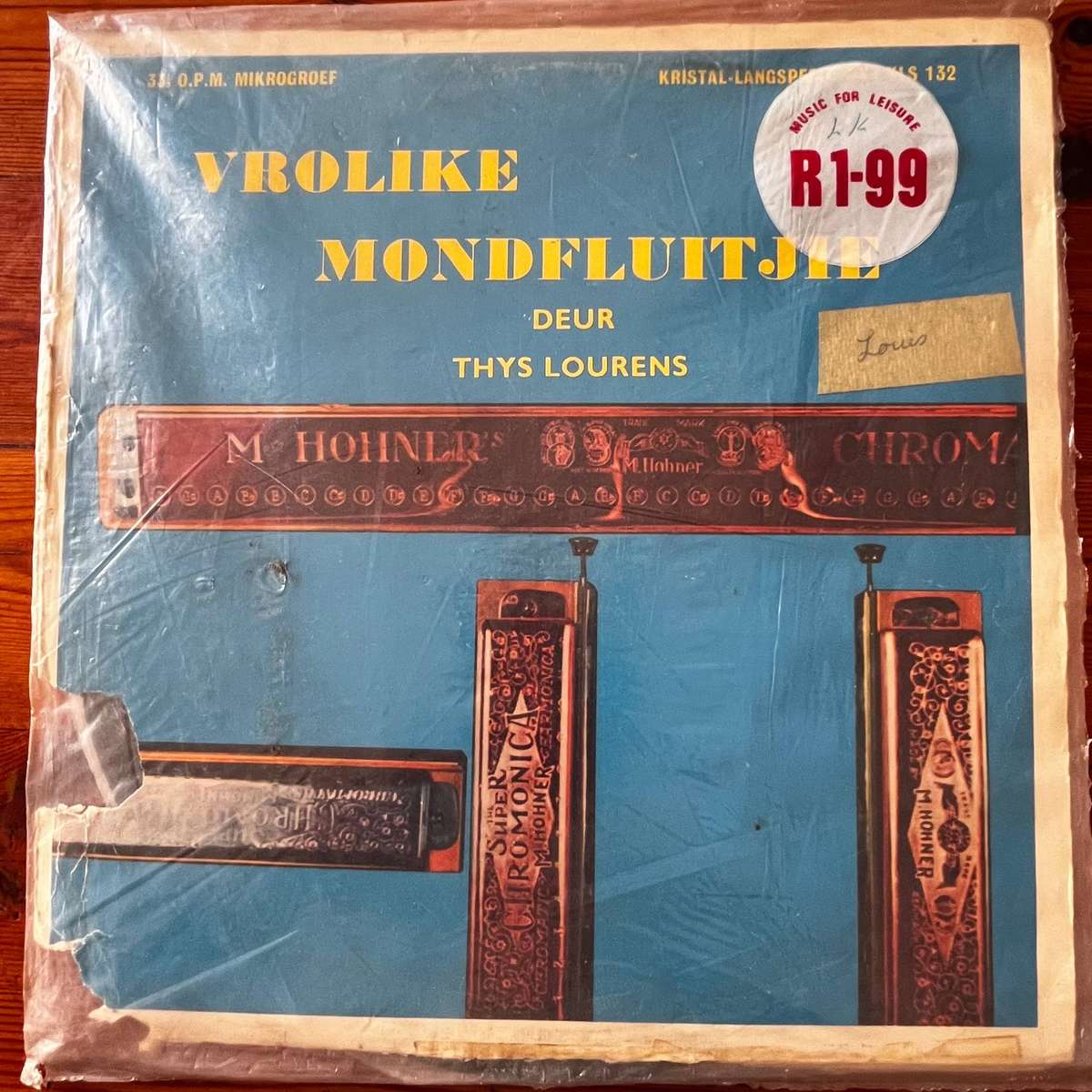 Vrolike Mondfluitjie deur Thys Lourens | Vinyl LP