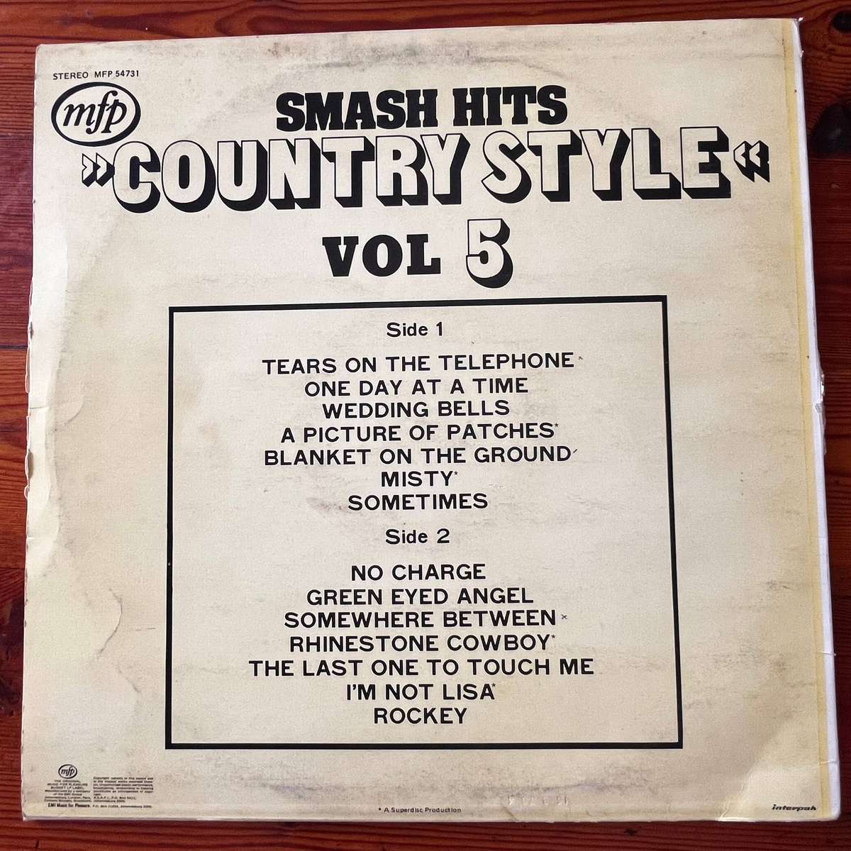Country Style Smash Hits - vol.5  | Vinyl LP