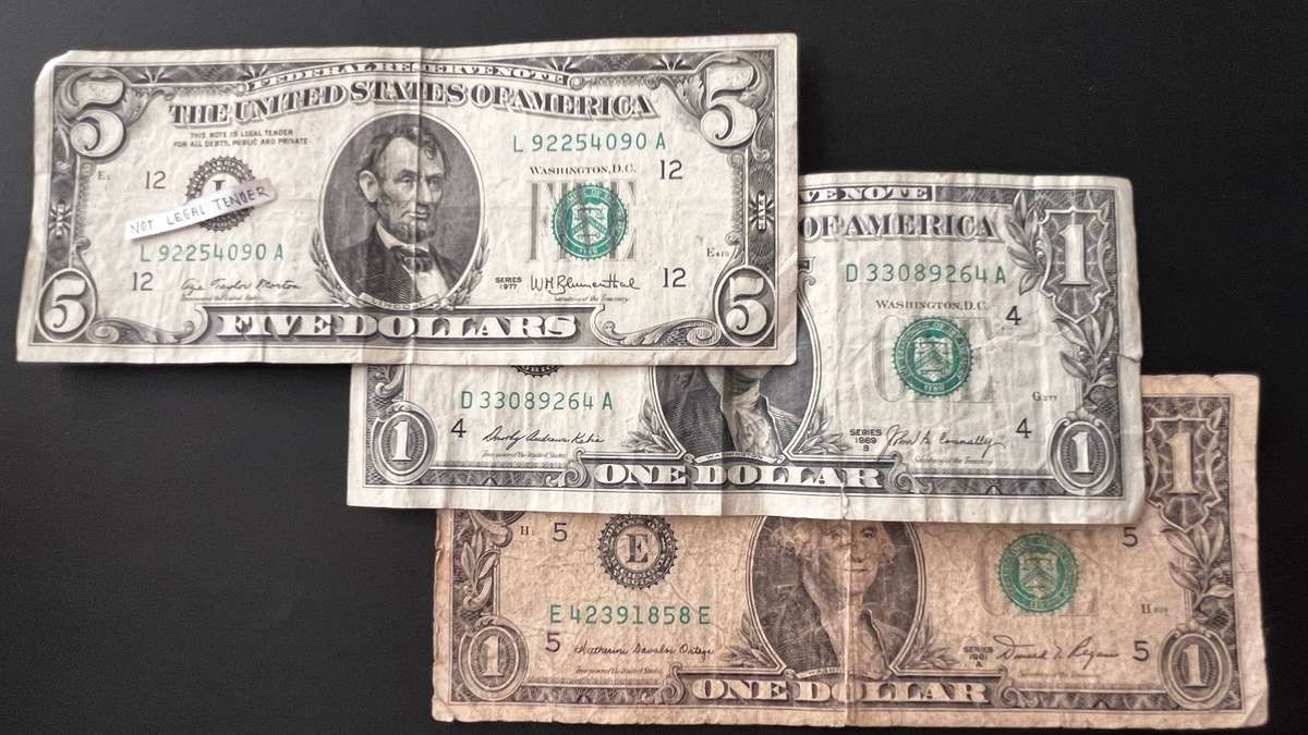  United States  US Dollar Banknote Group ($1 & $5) | Federal Reserve Notes