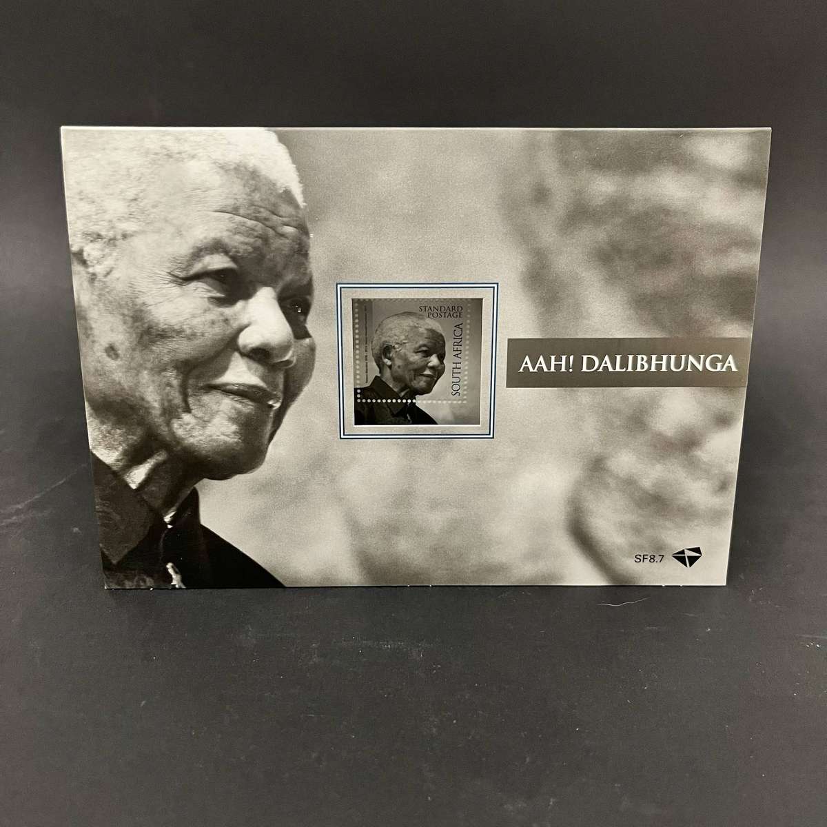  Nelson Mandela Aah! Dalibhunga Commemorative Stamp Folder SF8.7  South African Post Office