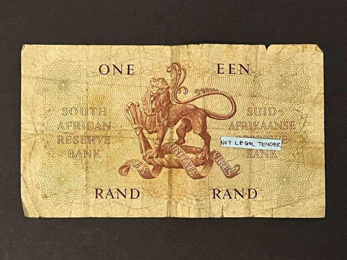  Republic of SA 1 Rand Jan van Riebeeck Banknote