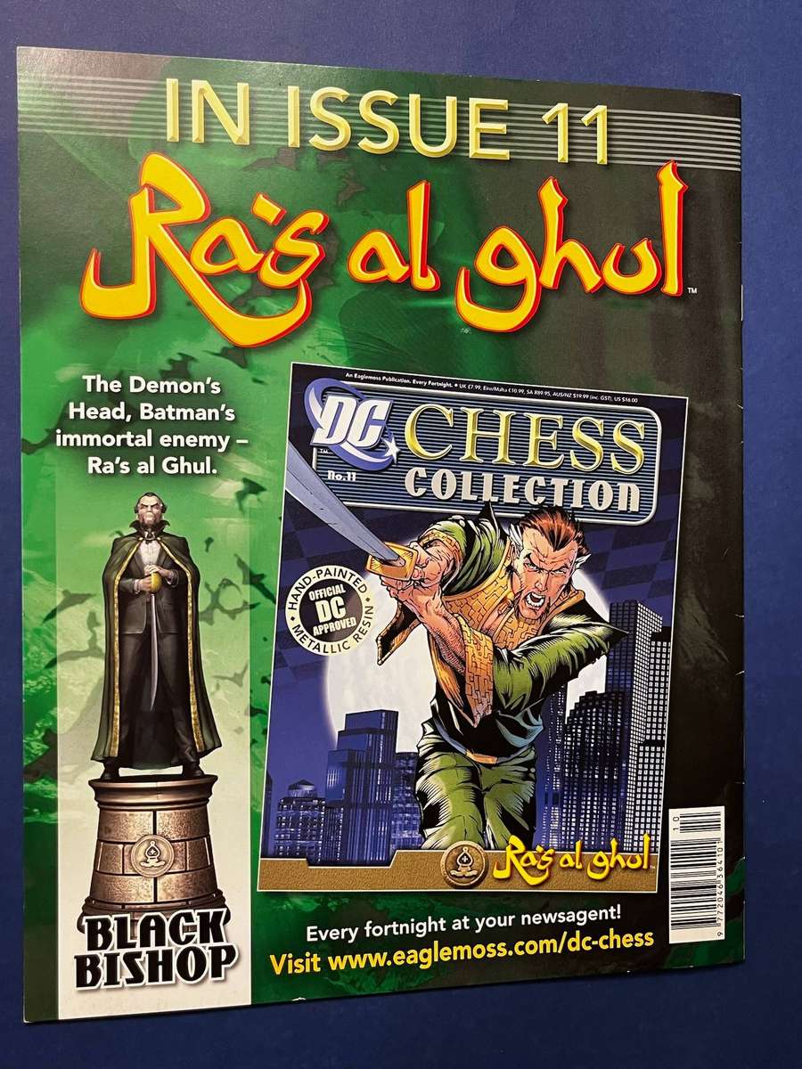  DC Chess Collection  Commissioner Gordon White Pawn Figure (Issue No. 10)