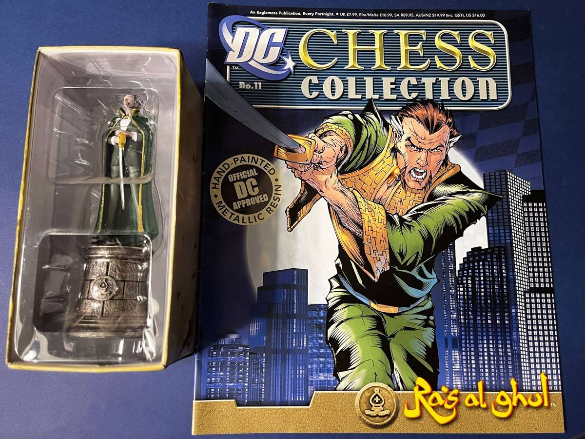  DC Chess Collection  Ras al Ghul Black King Figure (Issue No. 11)
