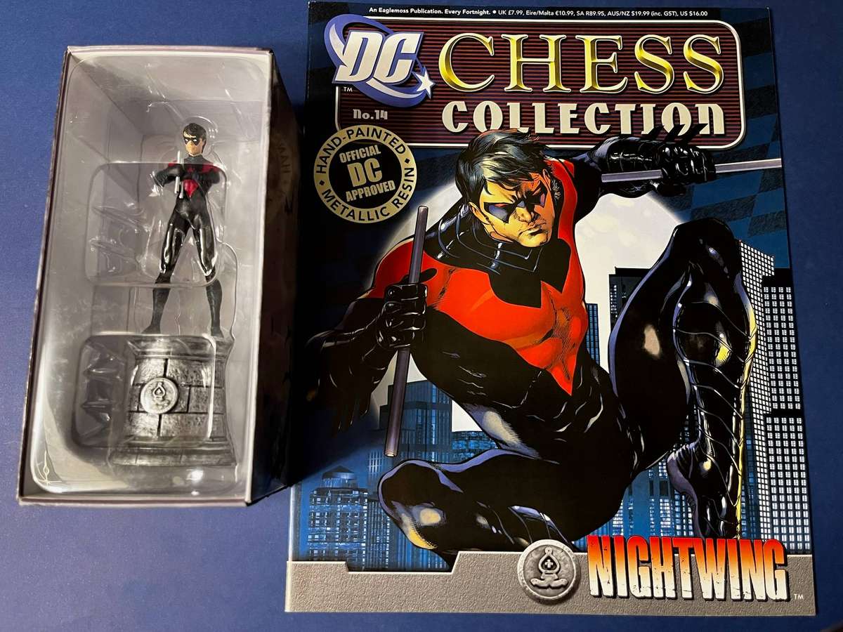  DC Chess Collection  Nightwing White Knight Figure (Issue No. 14)