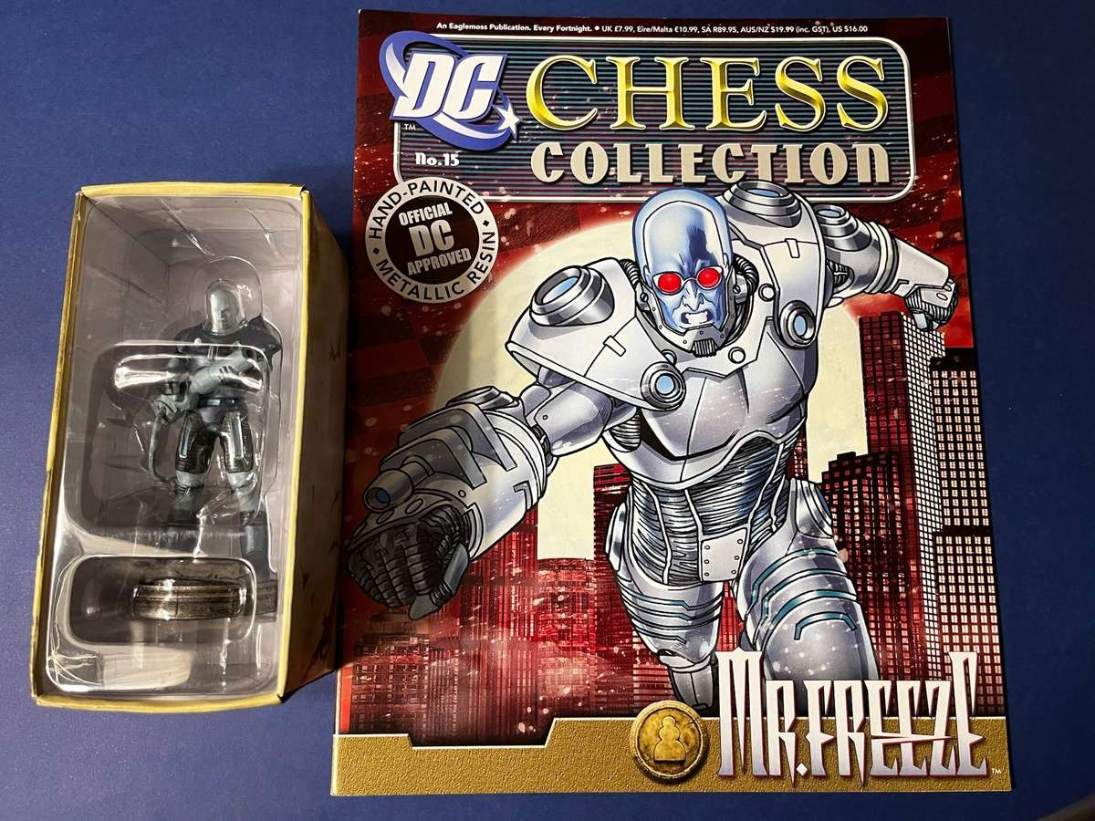  DC Chess Collection  Mr. Freeze Black Knight Figure (Issue No. 15)