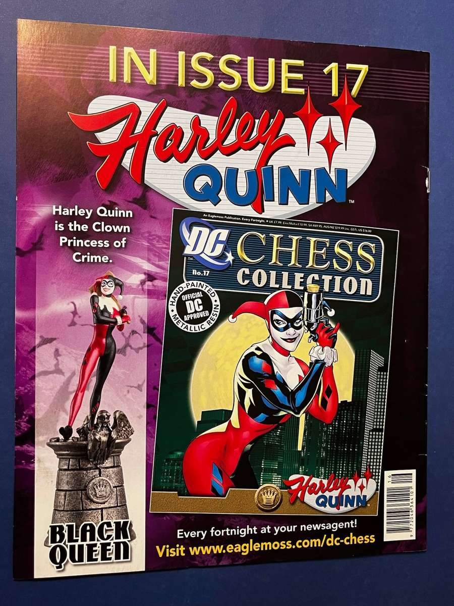  DC Chess Collection  Black Canary Black Bishop Figure (Issue No. 16)