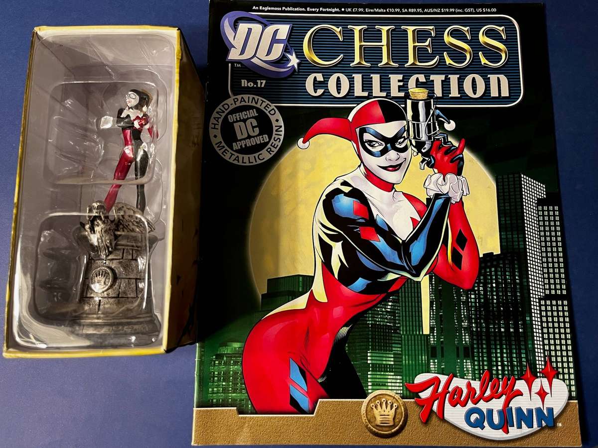  DC Chess Collection  Harley Quinn White Queen Figure (Issue No. 17)