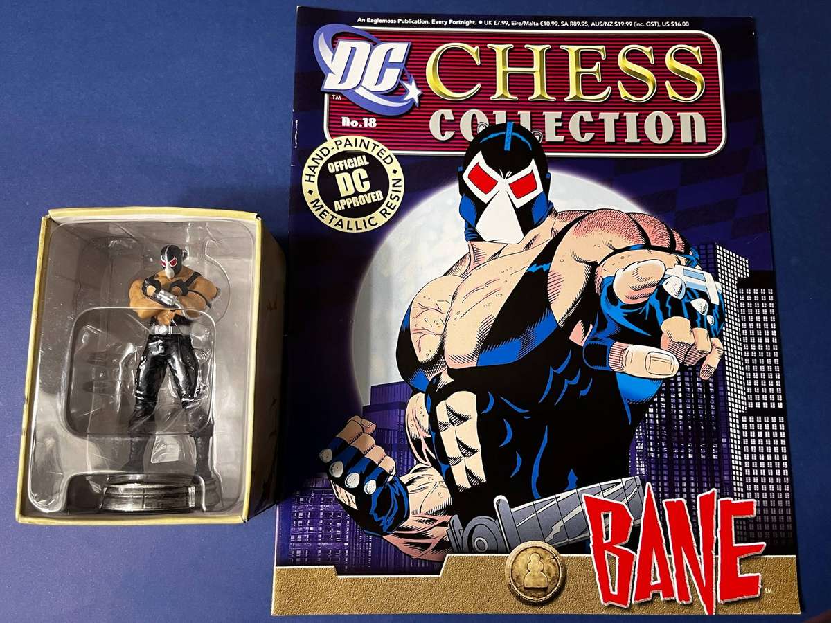  DC Chess Collection  Bane Black Pawn Figure (Issue No. 18)