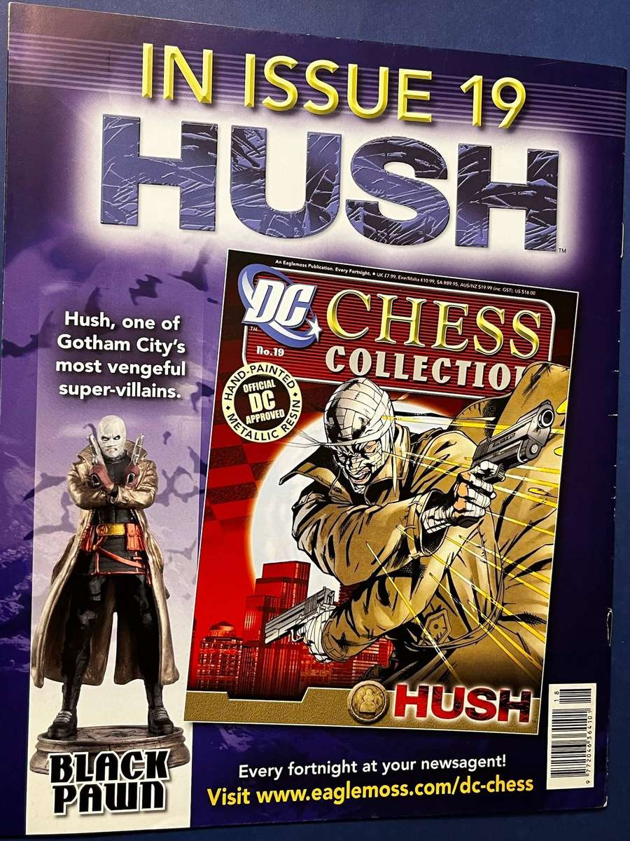  DC Chess Collection  Bane Black Pawn Figure (Issue No. 18)