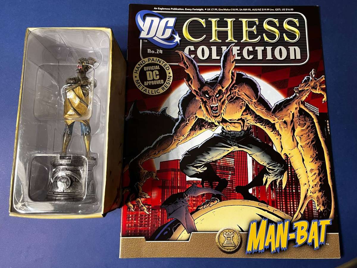  DC Chess Collection  Man-Bat | Chess Piece | Issue No. 24