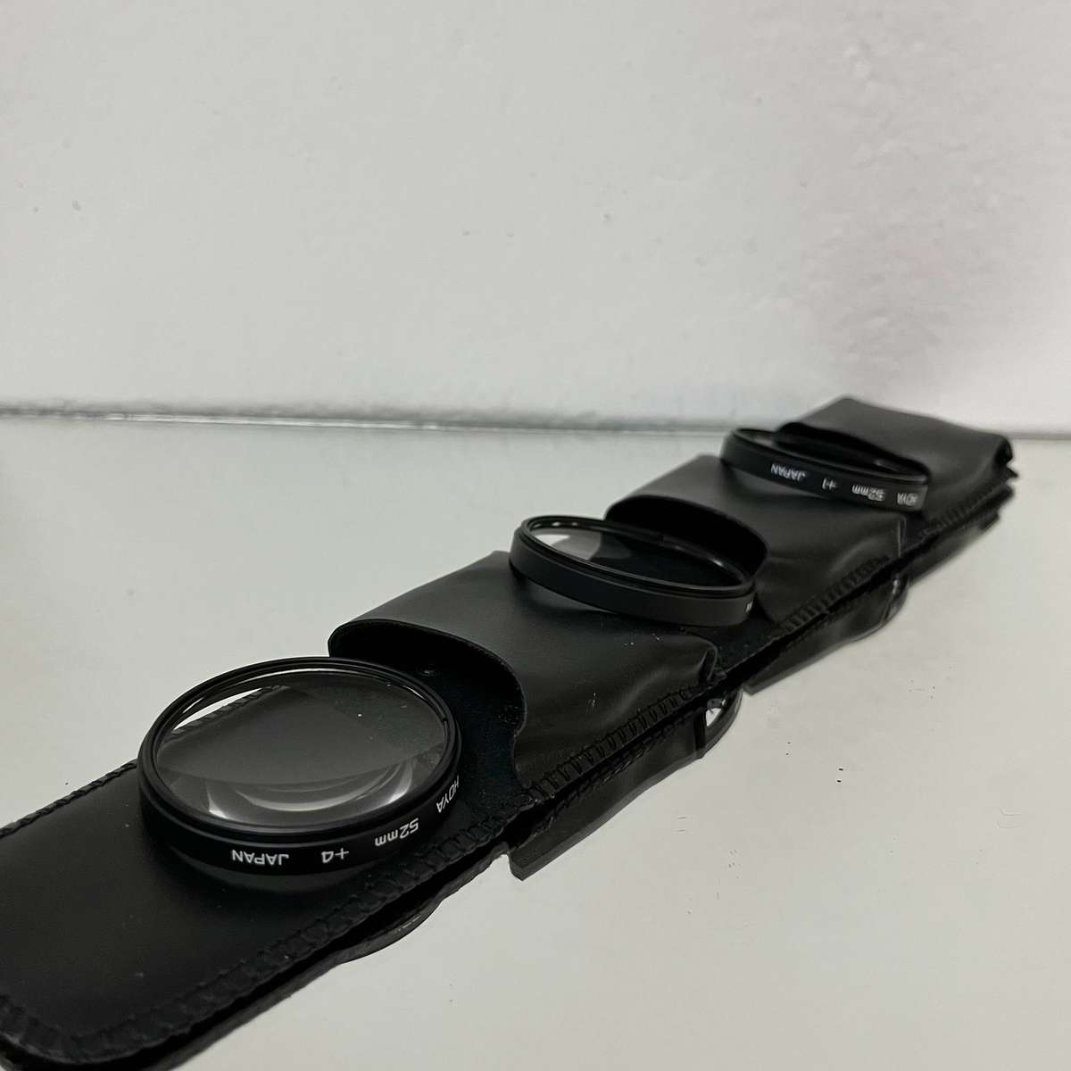  Hoya 52mm Close-Up Filter Set +1 +2 +4 Japan With Original Case