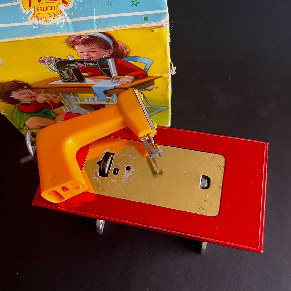  Vintage JOAL Toy Sewing Machine  Made in Spain