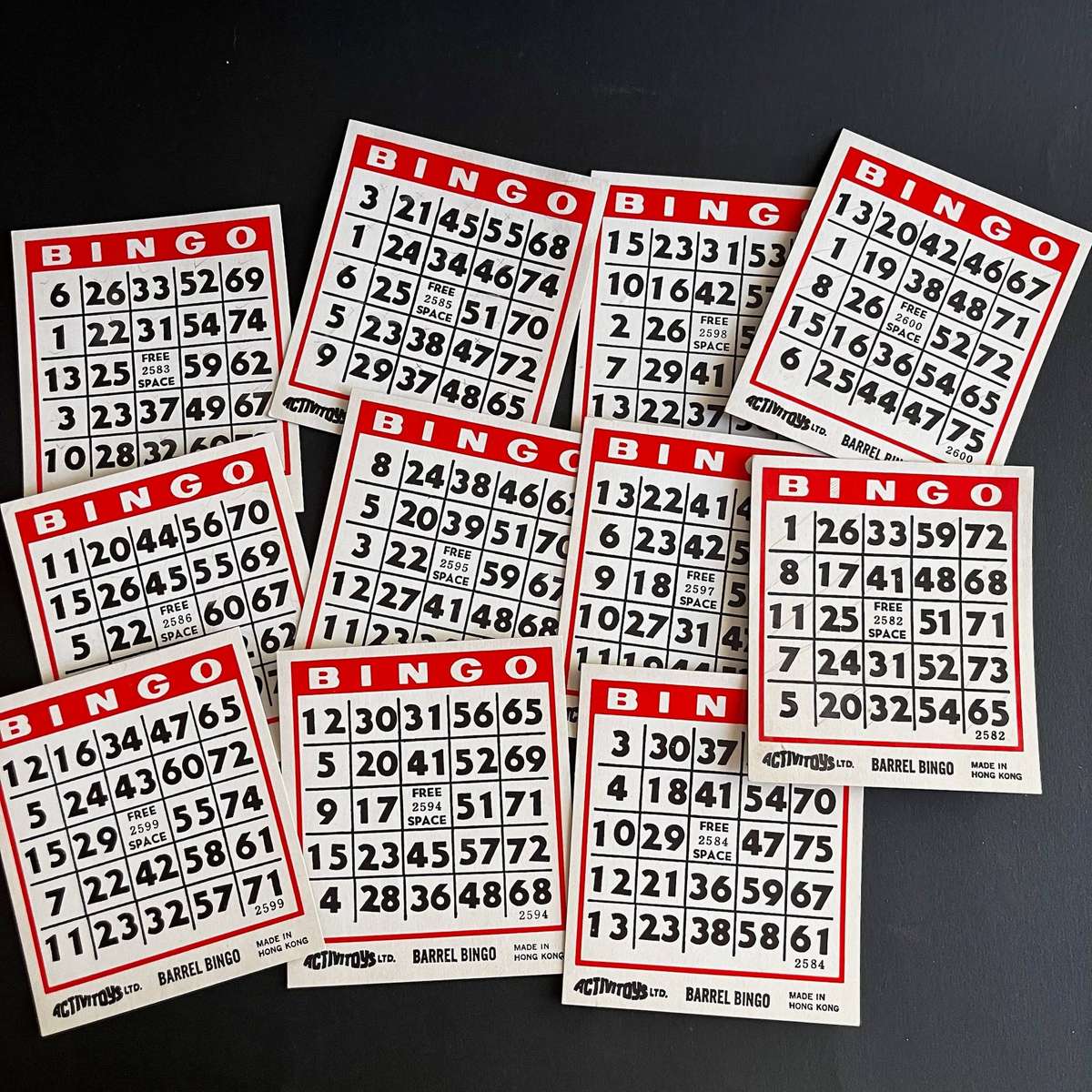  Vintage Barrel Bingo Game  Activitoys Ltd  Boxed