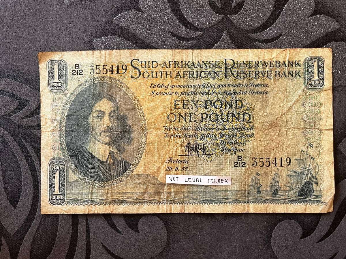  South Africa  £1 (One Pound) Banknote