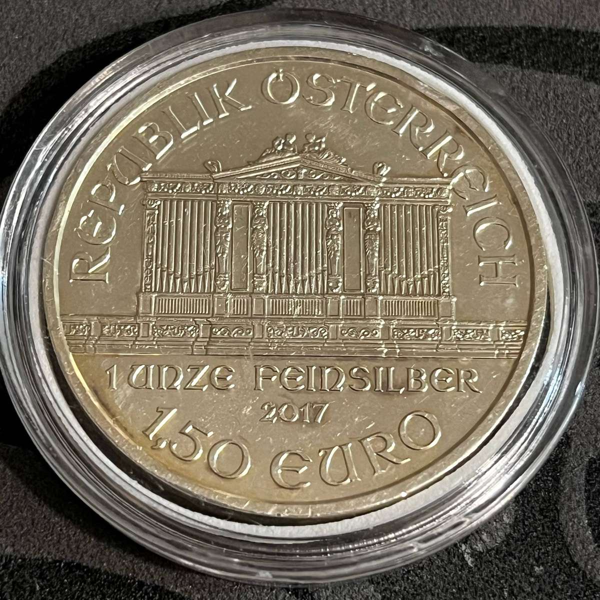  Austria Philharmonic 1 oz  2017  .999 Fine Silver  Iconic European Bullion