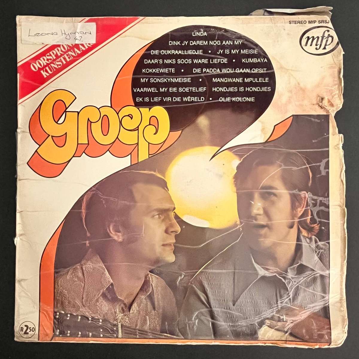 Groep 2  Afrikaans Folk & Popular Songs |Vinyl LP